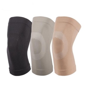 Genouillères de compression en laine tricotée épaisse et très élastique, respirantes, pour la course en extérieur, soulagement de la douleur et protection du genou - Product Image 1