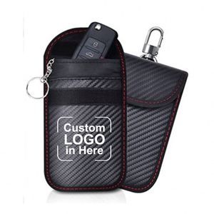 กระเป๋าใส่บัตรและกุญแจรถยนต์ Ys8645 รุ่น Unisex ทำจากหนัง PU ลายทาง พร้อมสายคล้องโลหะ ป้องกัน RFID - Product Image 1