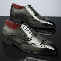 Chaussures habillées pointues pour hommes, style britannique, populaires 2026