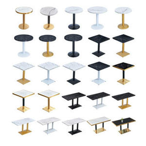 2024 nóng bán nhà hàng thức ăn nhanh ăn uống <span class=keywords><strong>Bistro</strong></span> cafe bánh nhà hàng Vuông Đá Cẩm Thạch bảng - Product Image 1