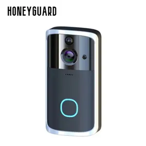 Akıllı halka Video su geçirmez ev güvenlik kameraları WIFI kapı zili kablosuz telefon halka interkom daire Video kapı zili