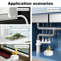 Détecteur de fuite d'eau sans fil autonome alimenté par pile 9V, alarme de niveau d'eau 120 dB pour maison, cuisine, entrepôt, toilettes