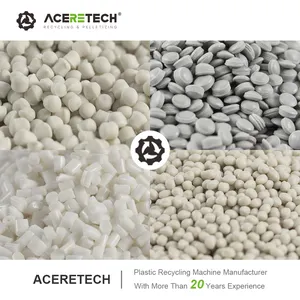 Power Saving ASP Waste Plastic Recycling Shredding Pelletizing Line For PP/PE Film