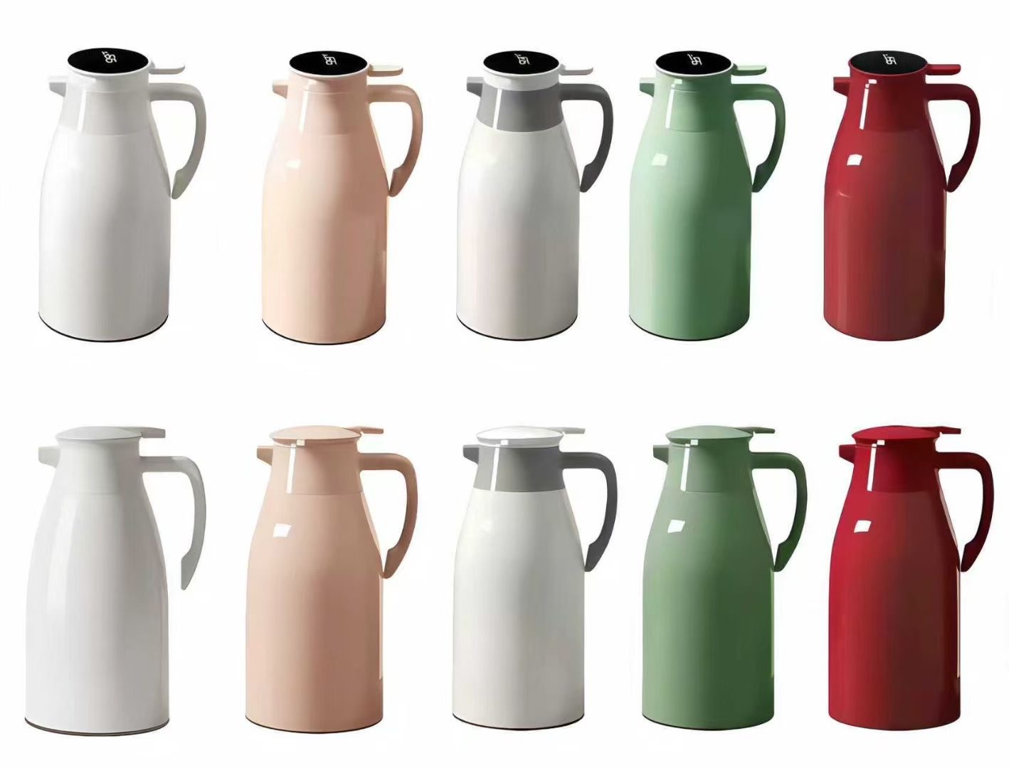 Modern Glass Thermos Vacuum Flask Digital Temperature Display Smart Water Bottle 2L Eco-Friendly Home Office Outdoor Use view 3