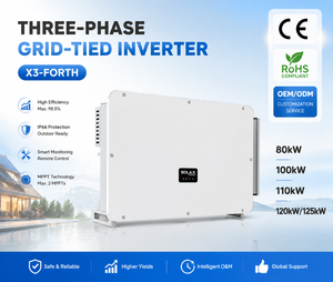 Convertisseur de courant triphasé industriel <span class=keywords><strong>SolaX</strong></span> 136 kW X3-FORTH pour système solaire à grande échelle, IP66, efficacité 98,6 %, convertisseur de courant photovoltaïque pour réseau électrique - Product Image 1