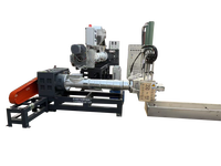 Machine d'extrusion à double vis à haut rendement Junlite pour la production de granulés plastiques HDPE/EVA/PP/LDPE/EPS/PC/PA/PPR, contrôle PLC