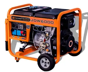 Generator Diesel Portabel untuk Dijual dengan Roda dan Tipe Senyap dari JLT Power JD6000