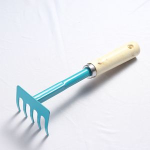 Garden Hand Tools Stainless Steel Mini Three Piece Set Shovel Rake Cultivator Rust Resistant For Outdoor Vegetable Flower - Product Image 2
