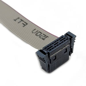 Özel 1.27mm Pitch Idc 2 <span class=keywords><strong>3</strong></span> 4 5 6 7 8 9 10 12 14 16 18 20 24 26 30 40 Pin Idc düz şerit kablo - Product Image 4