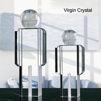 Modèle en verre K9 de haute qualité, personnalisation, modèle de robot en cristal, verre optique K9, ensemble de décoration de bureau, trophée, décoration, récompense