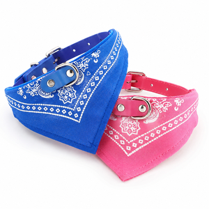 Colorful Exotic Totem Print <b>Dog</b> Bandana <b>Collar</b> XL/XXL/<b>Small</b> Sizes Eco-Friendly PU & Polyester With Metal Lights Scarf Decoration - Product Image 6