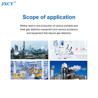 JXCT Compteur de gaz à sonde électrochimique de haute précision CO2 NH3 O3 CO NO NO2 H2 Module de gaz Analyseur de capteur de gaz Compteur industriel