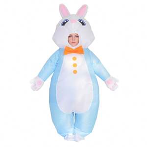Kostum Cosplay kelinci raksasa Unisex, kostum pesta Paskah, setelan Full Body, mengembang, kelinci raksasa, Unisex dewasa - Product Image 4