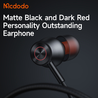 Mcdodo – écouteurs filaires avec prise 3.5mm, universel avec micro, contrôle intelligent de la musique, prise en charge des appels, casque stéréo 3.5mm