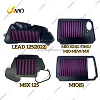 WANOU Racing Pièces de moteur Filtre à air de moto lavable à haut débit pour NMAX V1 V2 NVX PCX ADV VARIO 160 R15 RAIDER WAVE