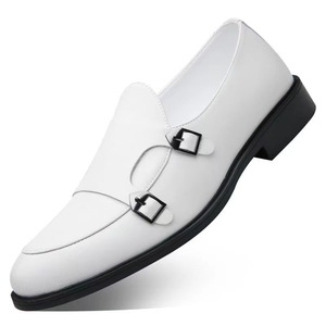 Zapatos de vestir de charol para hombre, negros y caqui, antideslizantes, para oficina y carrera profesional. - Product Image 2