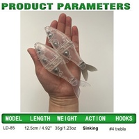 Nouvel Arrivage – Corps de Leurre Souple Non Peint 12,5 cm / 35 g, Type Glider à Queue Souple, à Coulée Lente, pour Eau Douce, Spécial Gros Achigan