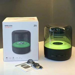 Newest Z5 <b>Wireless</b> Speaker with Built-in Mic Handsfree Dazzling Crack Colorful LED 5.0 HD Sound - Product Image 3