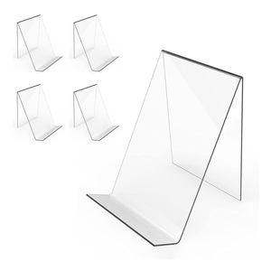 Soporte acrílico para exhibición de libros, caballete de acrílico transparente para exhibición de imágenes, libros, hojas de música y cuadernos - Product Image 2