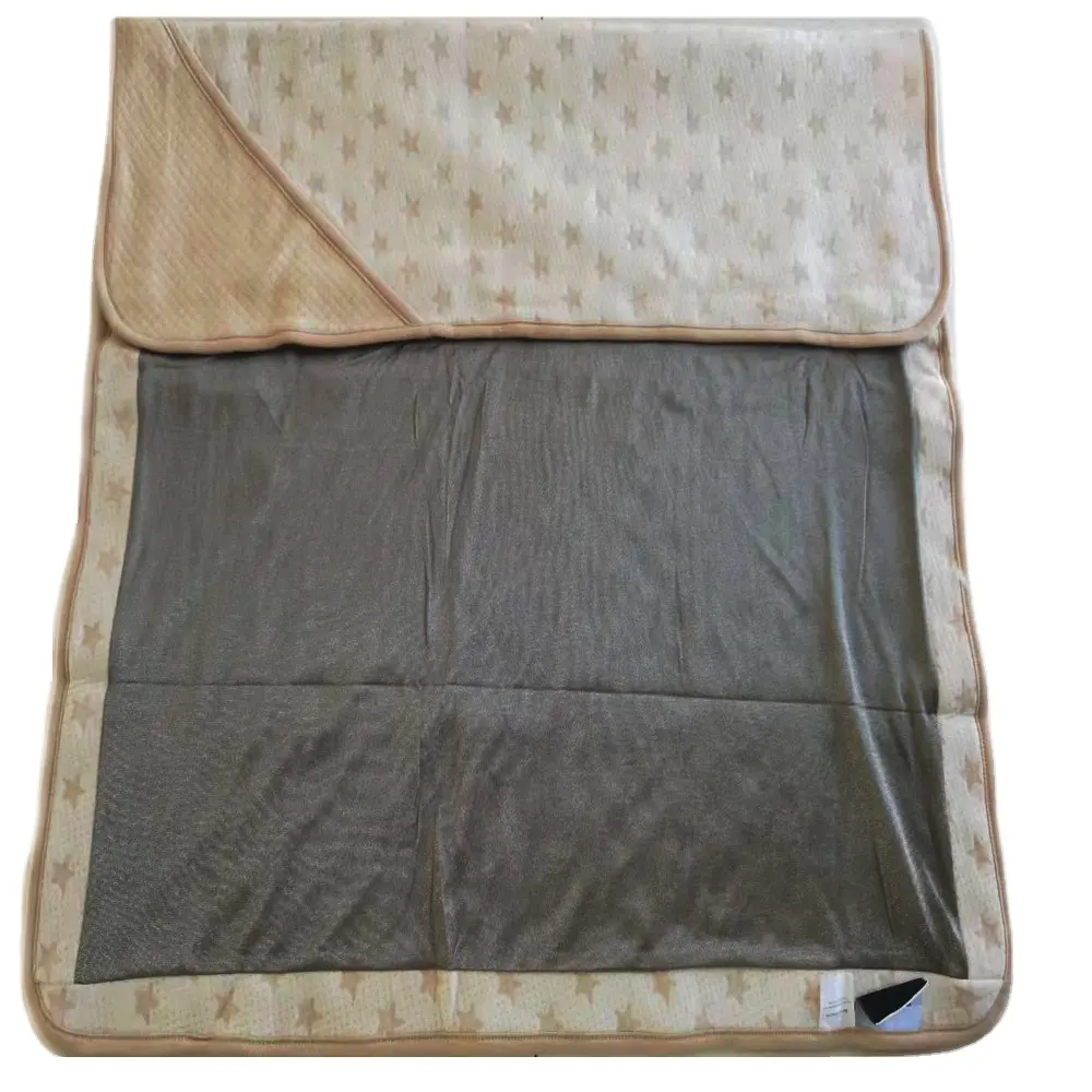 डबल परत विकिरण सबूत ईएमएफ के साथ बच्चे को कंबल नरम रजाई बना हुआ परत परिरक्षण परत कंबल