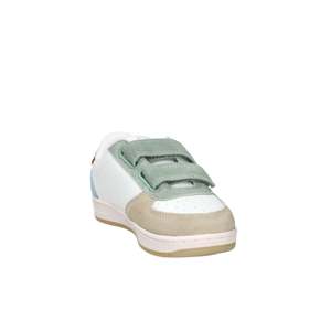 Zapatillas Deportivas Victoria para Niños, Blancas y Beige, Talla 27, Cierre de Velcro, Estilo Baloncesto - Product Image 4