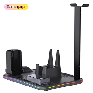 Base de carga X PG‑SW2065 para Switch Switch2, ventilador de refrigeración RGB, cargador Joy‑Con, soporte de almacenamiento para tarjetas de juego y auriculares - Product Image 2