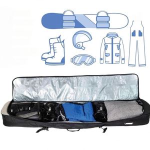 Échantillon gratuit Sac de voyage pour snowboard renforcé Sac de ski à double rembourrage pour le sport et le rangement des sports d'hiver - Product Image 3