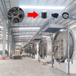 Planta de pirólisis de alta productividad de bajo precio para neumáticos Reciclaje de plásticos Máquina de gasolina de plástico Motor/Motor 1-300 Ton/día - Product Image 4