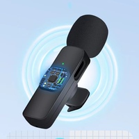 Microphone Lavalier K8 à réduction de bruit, micro cravate portable pour enregistrement et diffusion audio