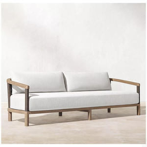 Nuevo Conjunto de Muebles de Jardín de Diseño Moderno en Teca, Sofás de Patio Personalizados de Alta Gama - Product Image 5