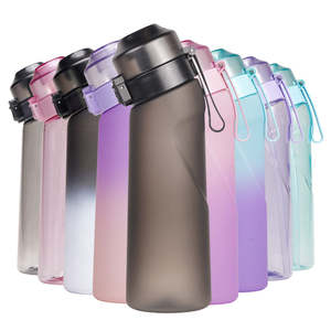 Bouteille d'eau personnalisée en Tritan de 650 ml avec paille aromatisée et capsules de goût <span class=keywords><strong>Kula</strong></span> Scent pour boisson aromatisée - Product Image 2