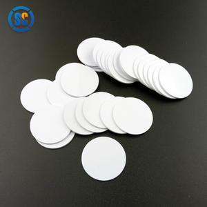 Sencan Factory <span class=keywords><strong>RFID</strong></span> koin dapat ditulis ulang bulat 13.56MHz <span class=keywords><strong>HF</strong></span> PVC ABS Token NFC <span class=keywords><strong>label</strong></span> stiker tag koin - Product Image 1