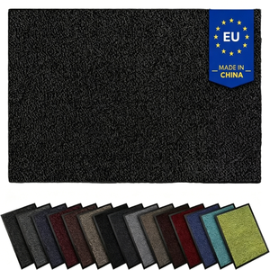 Tapis de sol en polyester teint en masse, robuste, avec support en <span class=keywords><strong>PVC</strong></span>, taille personnalisée, lavable, pour la maison et l'hôtel, vente en gros - Product Image 1
