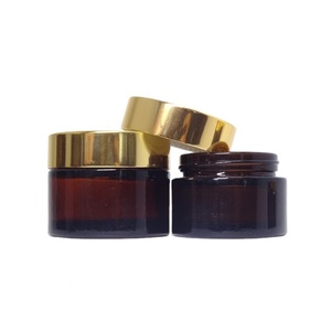 Envases de Vidrio Ámbar Mate de Lujo para Cosméticos Faciales, Personalizados, de 1oz, 2oz, 30g, 50g, 100g, 200g, con Tapas - Product Image 4