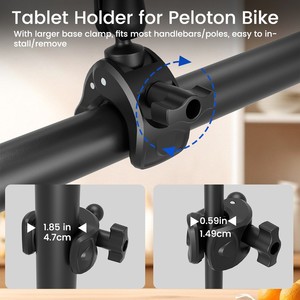 Soporte Ajustable <span class=keywords><strong>de</strong></span> Alta Calidad para <span class=keywords><strong>Tablet</strong></span>, para Bicicleta, Cochecito, Scooter, Bote, Bicicleta <span class=keywords><strong>de</strong></span> Ejercicio, Tablets/iPads/Kindles <span class=keywords><strong>de</strong></span> 7-11 Pulgadas - Product Image 4