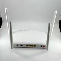 Peralatan Fiber Optik GPON ONU ONT FTTX F6600P AX3000 Dual Band 4GE 2POTS 1USB Wi-Fi6 dengan Kecepatan Tinggi