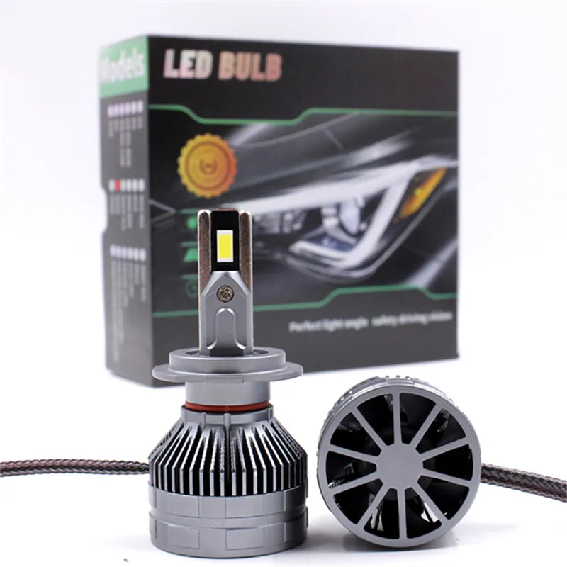 X7 12000LM100WLEDライトH4ヘッドライトランプH7 H4 H11 LEDH1車の電球Canbus 13.5V F5 12V 90059006フォグライトH1H8 H9 9012