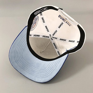 A Frame Unstructured 5 Panel 6 Panel Two Tone Letter Custom 3d Embroidered Embroidery Logo Cotton Baseball <b>Hats</b> <b>Caps</b> for Mem - Product Image 3