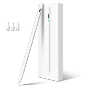 Stylet en plastique à charge rapide pour <span class=keywords><strong>iPad</strong></span> A16 10e génération, <span class=keywords><strong>iPad</strong></span> 11-6e génération, <span class=keywords><strong>avec</strong></span> rejet de la paume, sensibilité à l'inclinaison et fixation magnétique - Product Image 1