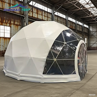 Tente de dôme de glamping Igloo géodésique Offre Spéciale tente dôme ronde extérieure transparente de haute qualité 4m 5m 6m 7m 8m