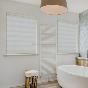 Trung Quốc nhà máy của hiện đại <span class=keywords><strong>Zebra</strong></span> Rèm 100% màn bán che ánh sáng có thể điều chỉnh rèm cửa sổ vải được xây dựng trong nhà - Product Image 5