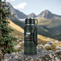 Bouteille isotherme de voyage grande capacité 5000 ml en acier inoxydable 316 double paroi, thermos sous vide pour voiture, sport et extérieur
