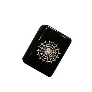 Tuiles de mahjong américaines sur le thème d'Halloween avec un grand motif de bouche rouge, gravure double face et matériau acrylique - Product Image 5