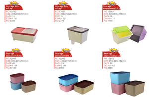 רב-פונקציה פלסטיק אטום כלב לחיות מחמד יבש תבואה אורז מזון אחסון מכולות עם חרקים עמיד מכסה - Product Image 3