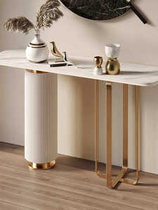 Tavolo d'<span class=keywords><strong>Ingresso</strong></span> di Lusso in Stile Italiano con Piano in Granito, Decorazione per <span class=keywords><strong>Ingresso</strong></span> e Espositore d'Accento - Product Image 5