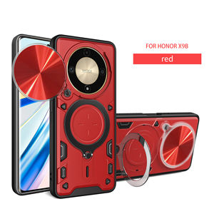 Anneau coque de téléphone pour HUAWEI <span class=keywords><strong>Honor</strong></span> X9B/X8B/X7B lentille de protection fenêtre coulissante anneau support voiture magnétique pour Nova 12i coque de téléphone - Product Image 1