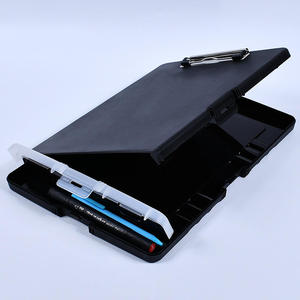 Wholesale A4 A5 Clipboard With <strong>Storage</strong> and Clear Plastic File <strong>Paper</strong> Cover <strong>Paper</strong> File Holder Colorful <strong>Storage</strong> Box - Product Image 5