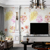 Papier peint auto-adhésif en PVC, autocollant mural décoratif de luxe, imperméable, à peler et à coller, revêtement mural pour salon, chambre à coucher, maison