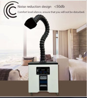 Nouveau purificateur de fumée mobile intelligent série DZF avec filtre HEPA à 99 % pour stations de soudage et graveurs laser