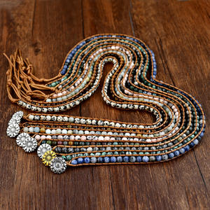 Stylish Natural Stone Hand Woven <b>Bracelet</b> Bohemian Style Multi-layer Winding <b>Bracelet</b> Handmade Jewelry <b>for</b> <b>Women</b> Uionen 648 - Product Image 3